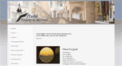 Desktop Screenshot of pfarre-purgstall.at